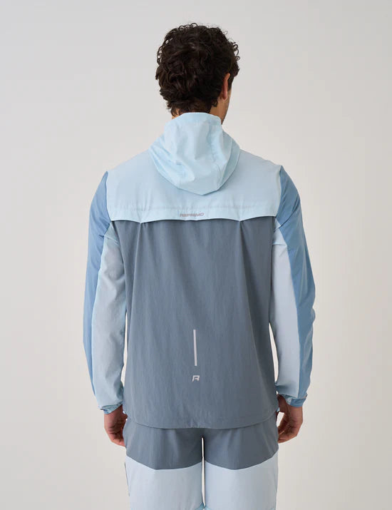 Men's Reprimo Sky Blue Flight Windbreaker & Short Set — view 2