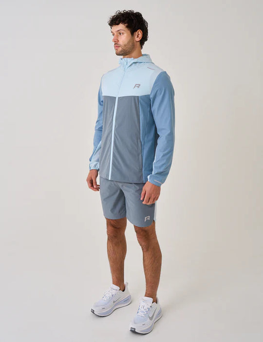 Men's Reprimo Sky Blue Flight Windbreaker & Short Set