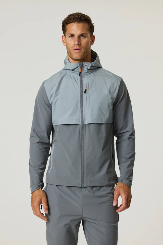 Men's Reprimo Slate Light Grey Summit Windbreaker Tracksuit Jacket