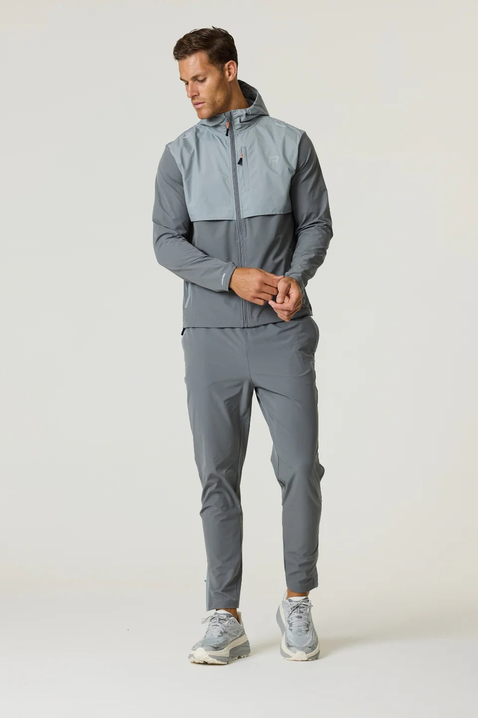 Men's Reprimo Slate Light Grey Summit Windbreaker Tracksuit