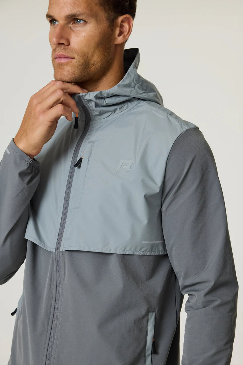 Men's Reprimo Slate Light Grey Summit Windbreaker Tracksuit Jacket