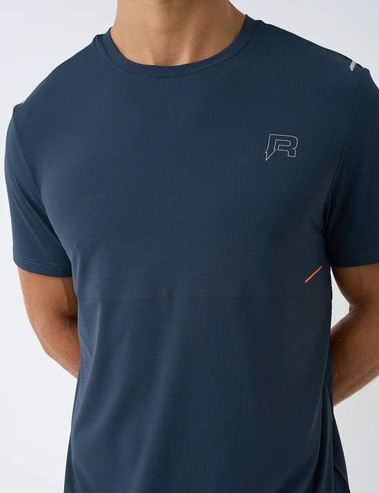 Men's Reprimo Summit T-Shirt in Aero Blue / Flame