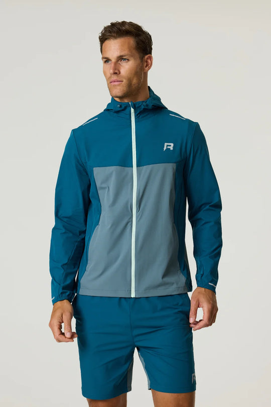 Men's Reprimo Tidal Teal Blue Steel Flight Windbreaker Tracksuit Jacket