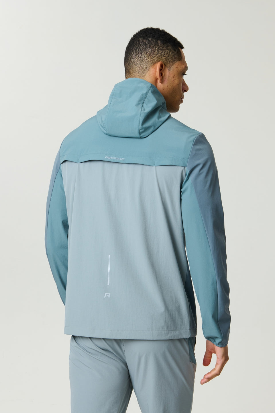 Men's Reprimo Tide Marble Flight Windbreaker Jacket — view 3
