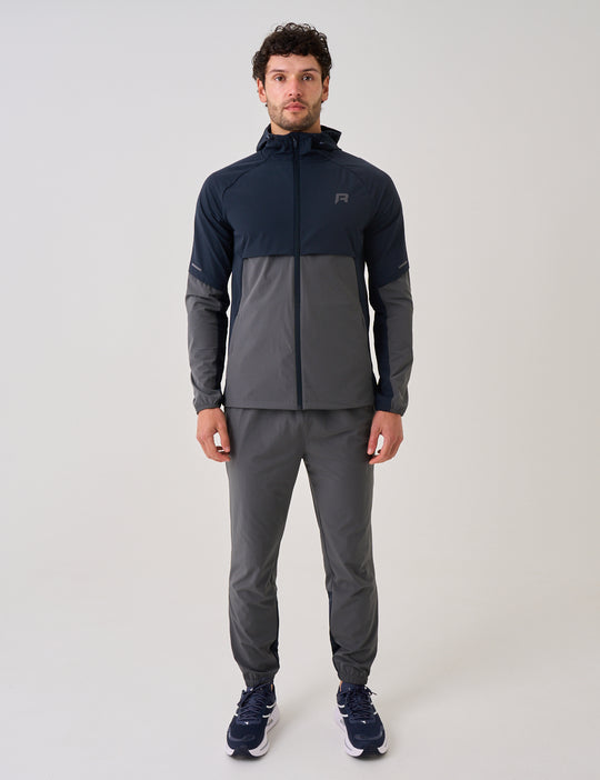 Men's Reprimo Vulcan Slate Vortex Windbreaker & Pant Set