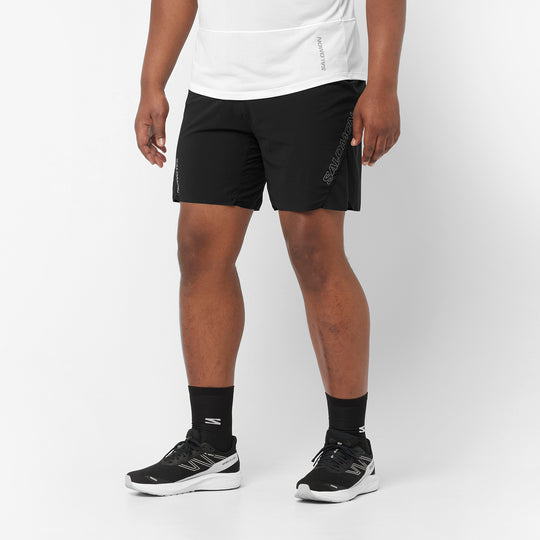 Men's Salomon Black Sense Aero 7'' Shorts