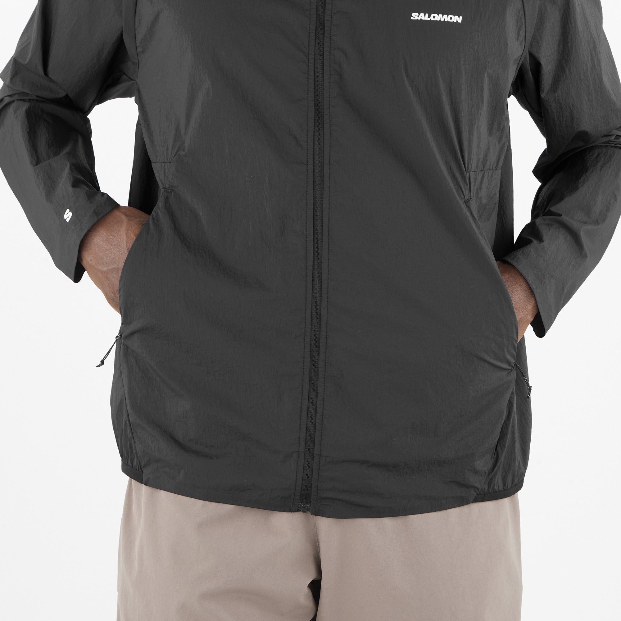 Men's Salomon Deep Black SHKout Fly Jacket — view 4