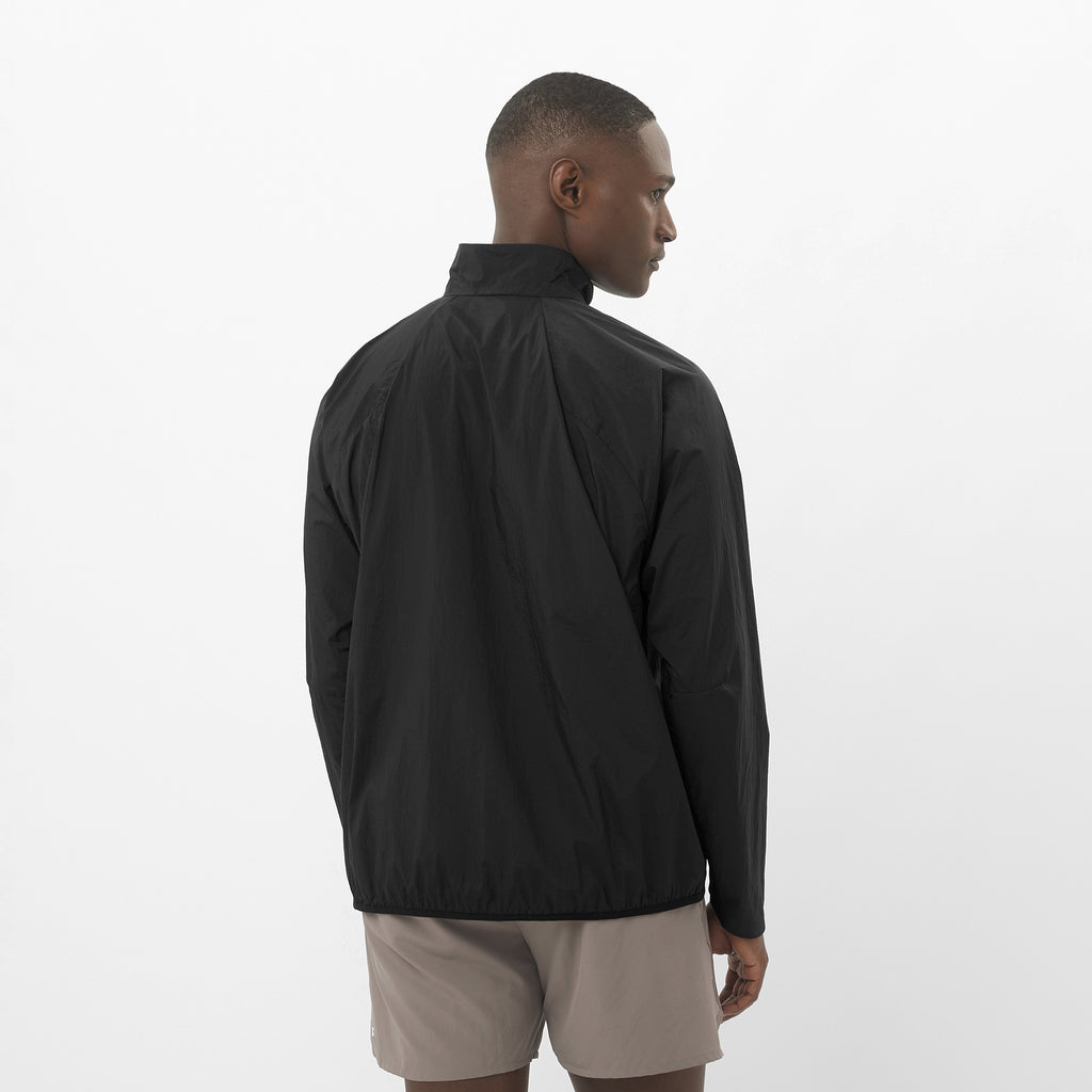 Men's Salomon Deep Black SHKout Fly Jacket — view 2