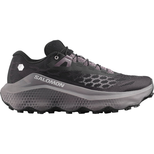 Men's Salomon Ultra Glide 4 Black Dark Gull Trainers