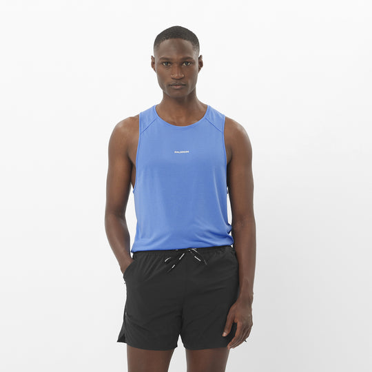 Men's Salomon Ultramarine Shkout Core Tank Top