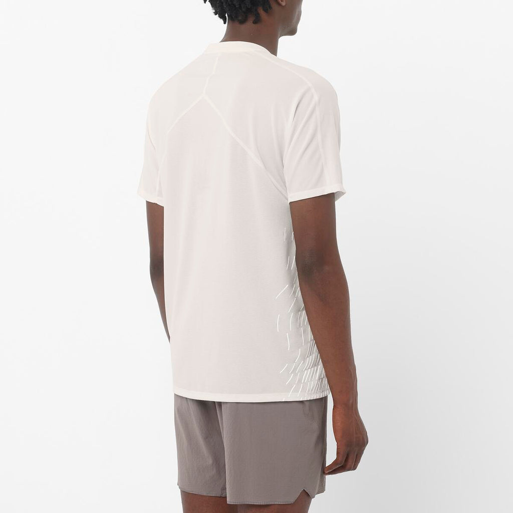 Men's Salomon Whisper White Sense Aero SS GFX T Shirt — view 2