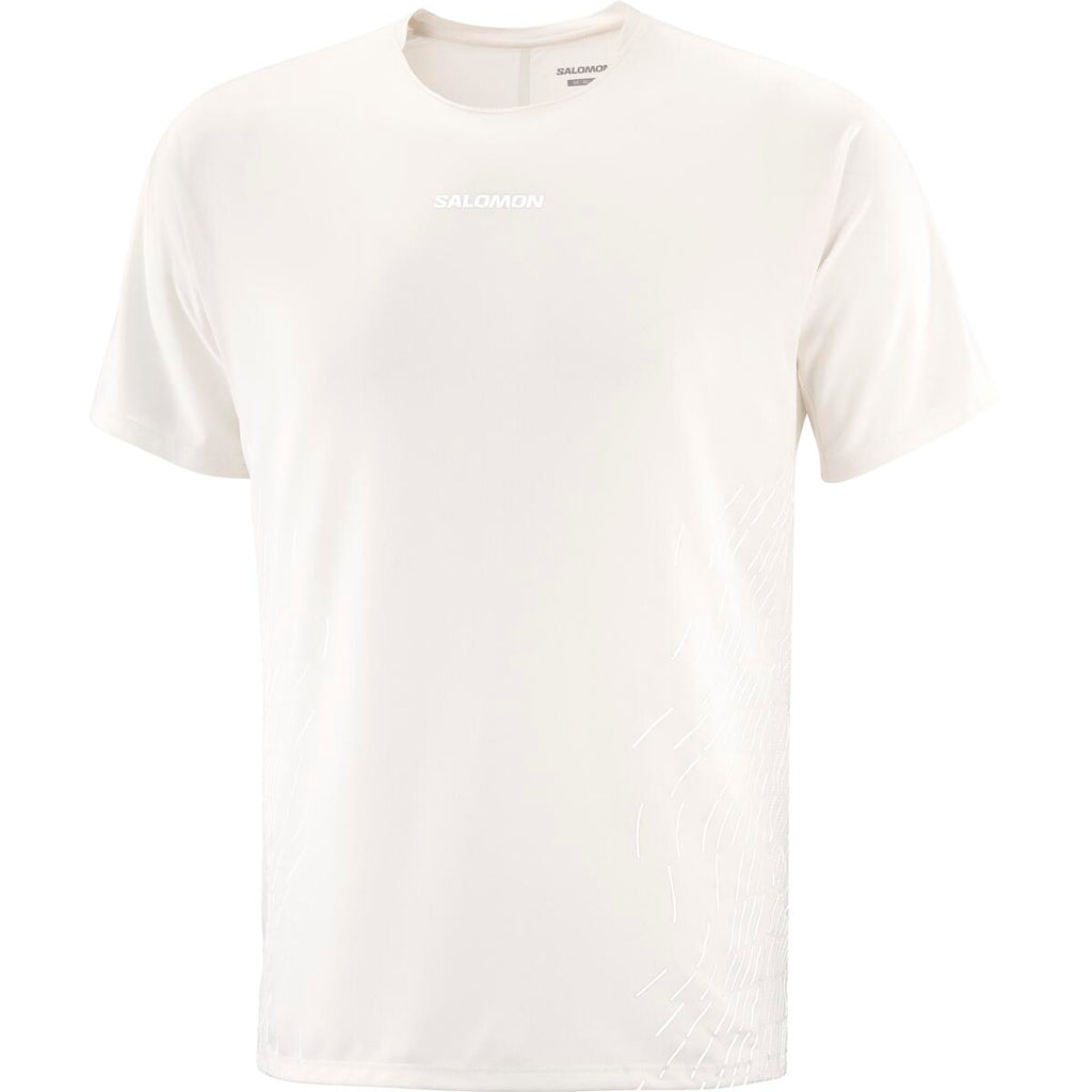 Men's Salomon Whisper White Sense Aero SS GFX T Shirt — view 3