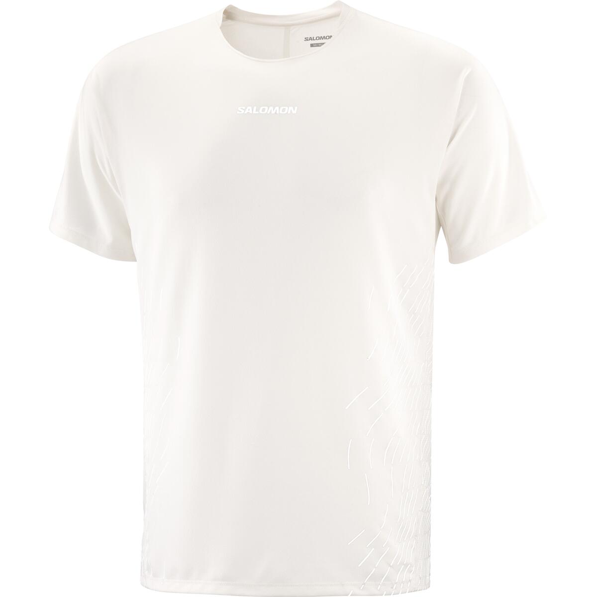 Men's Salomon Whisper White Sense Aero SS GFX T Shirt — view 3