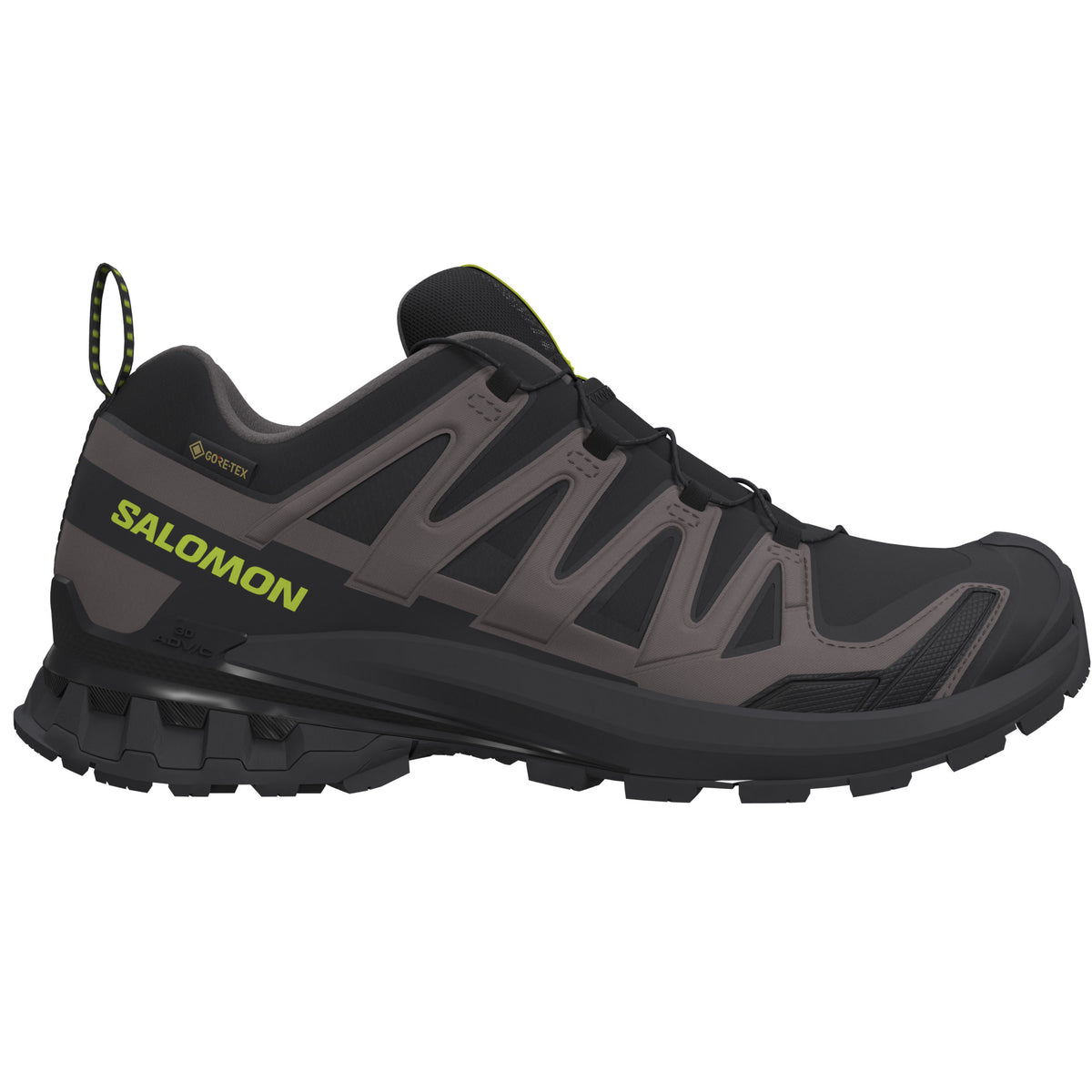 Men's Salomon XA Pro 3D V9 GTX Black Dark Gull Trainers — view 6