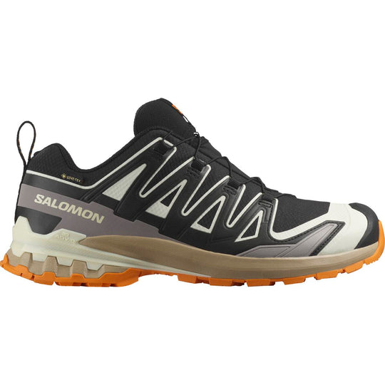 Men's Salomon XA PRO 3D V9 GTX Black/Vanila/Turmeric Trainers