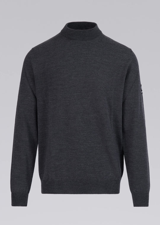 Men's Sandbanks Anthractice Turtle Neck Jumper