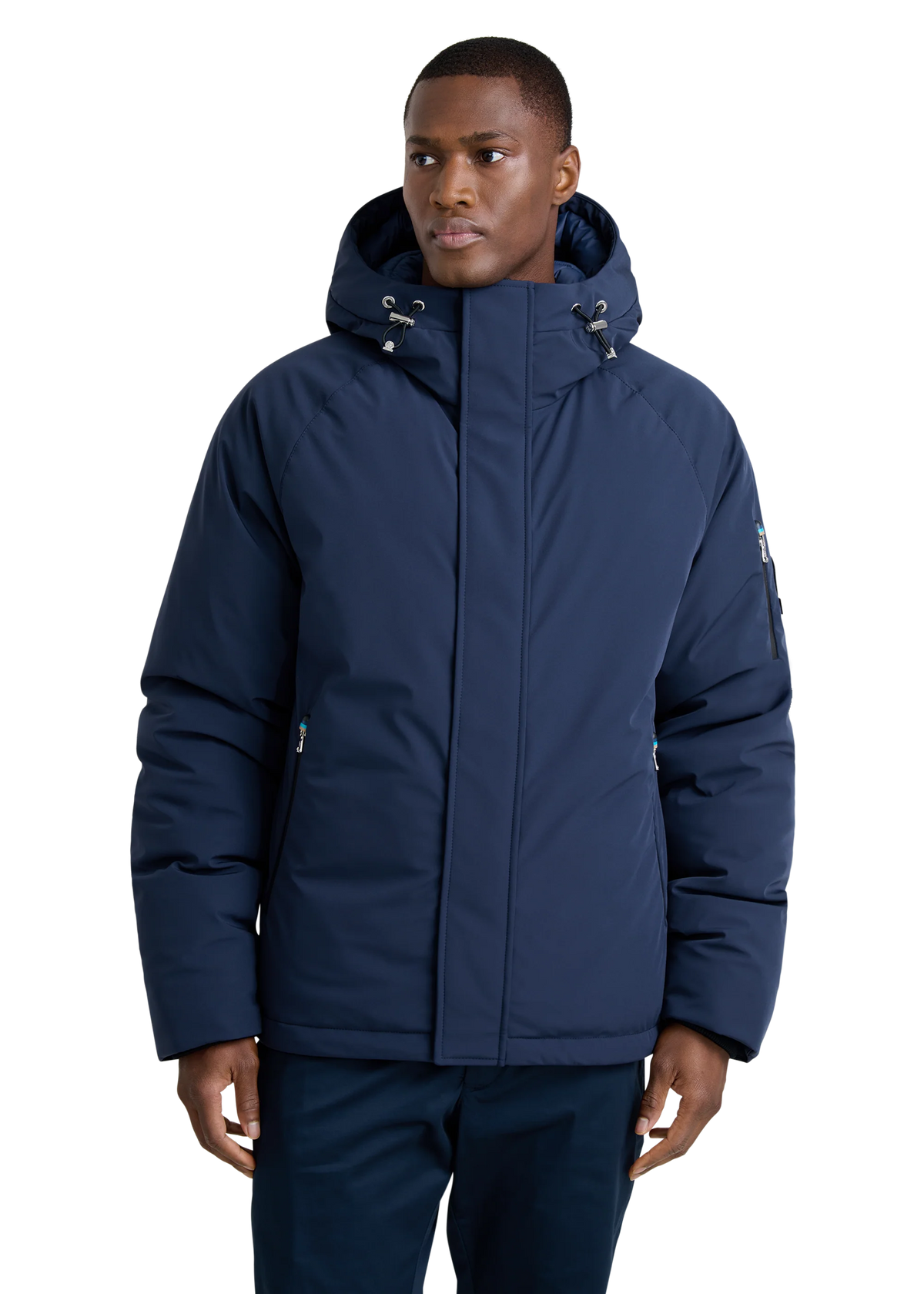 Men's Sandbanks Aspen Raglan Sleeve Puffer in Navy