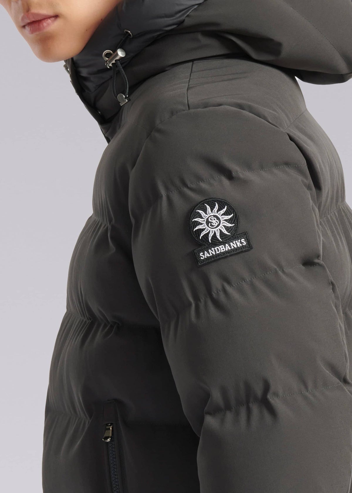 Men's Sandbanks Charcoal Core Puffer Jacket - image 7