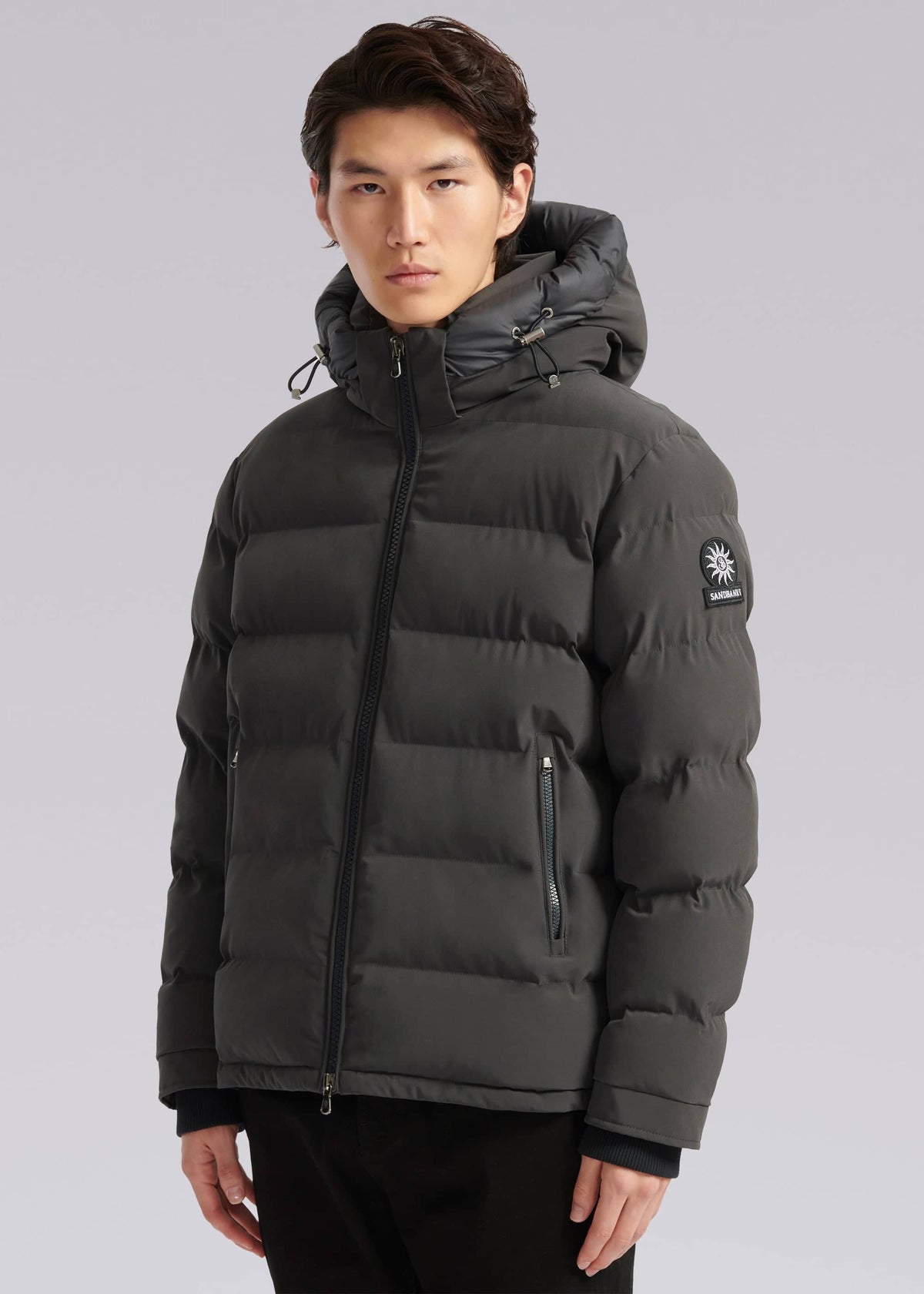 Men's Sandbanks Charcoal Core Puffer Jacket - image 3