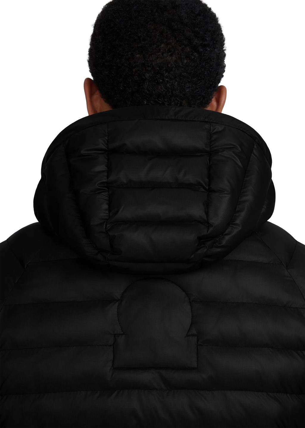 Men's Sandbanks Black Ragland Hooded Ripstop Micro Puffer Jacket - image 8