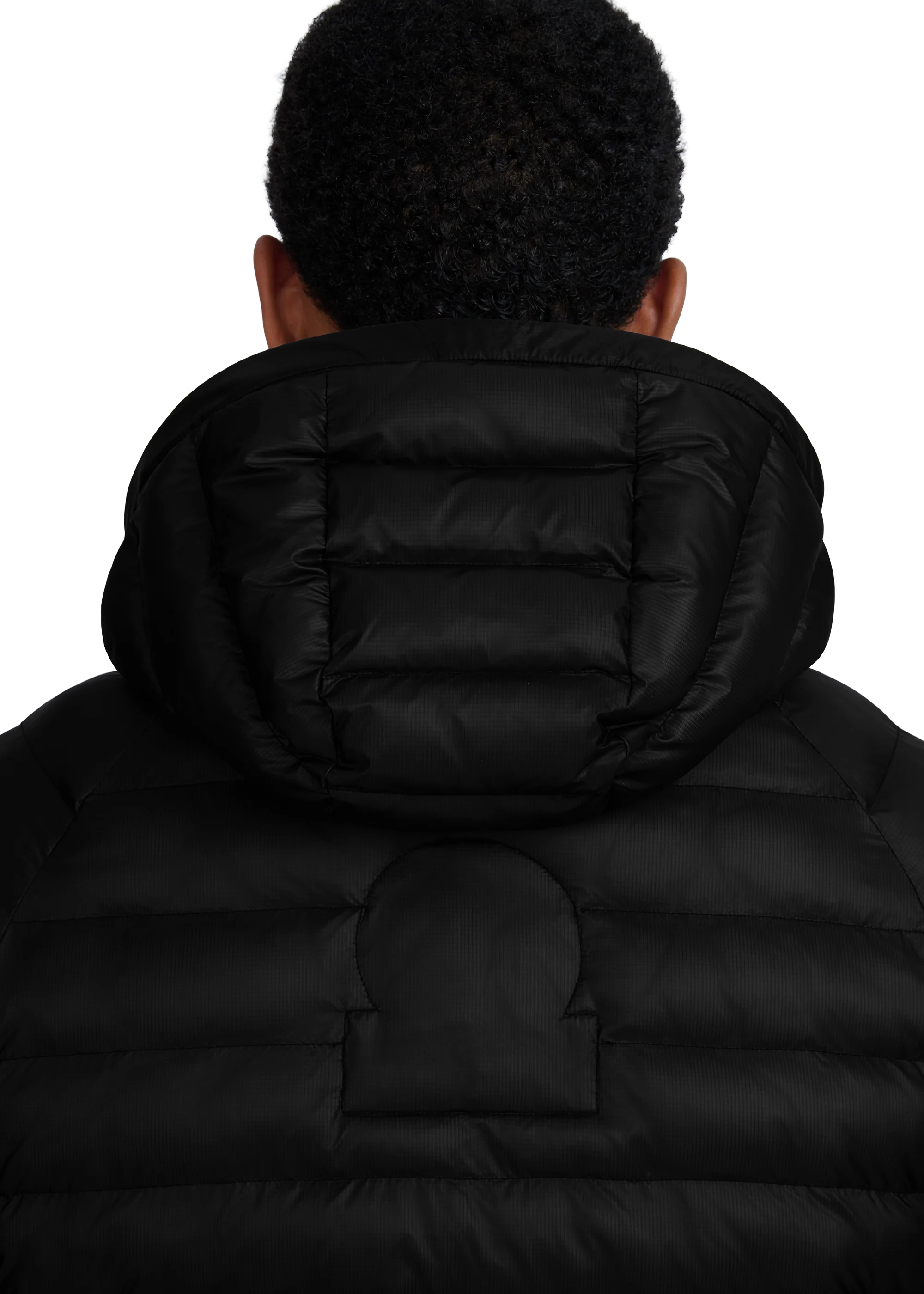 Men's Sandbanks Black Ragland Hooded Ripstop Micro Puffer Jacket - image 8