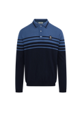 Men's Sandbanks Fine Gauge Polo in Navy