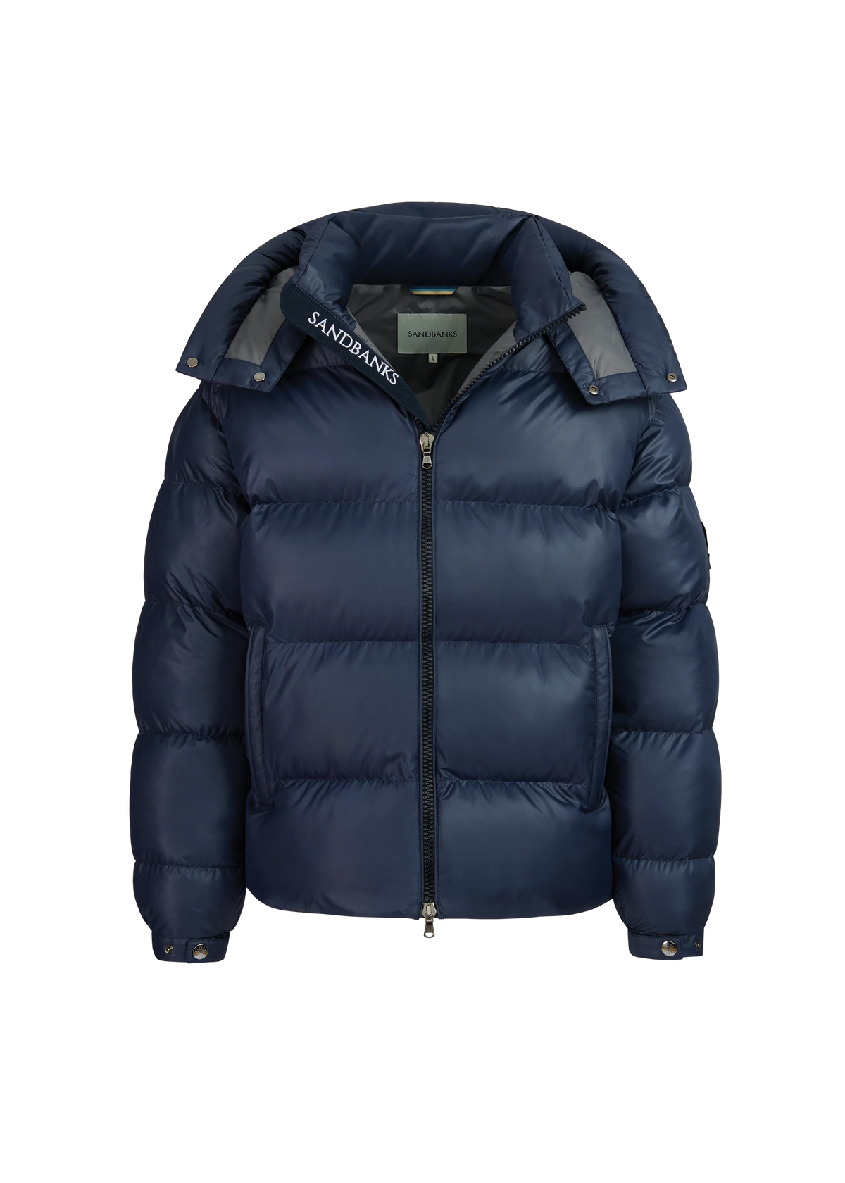 Men's Sandbanks Horizon Puffer in Navy — view 2