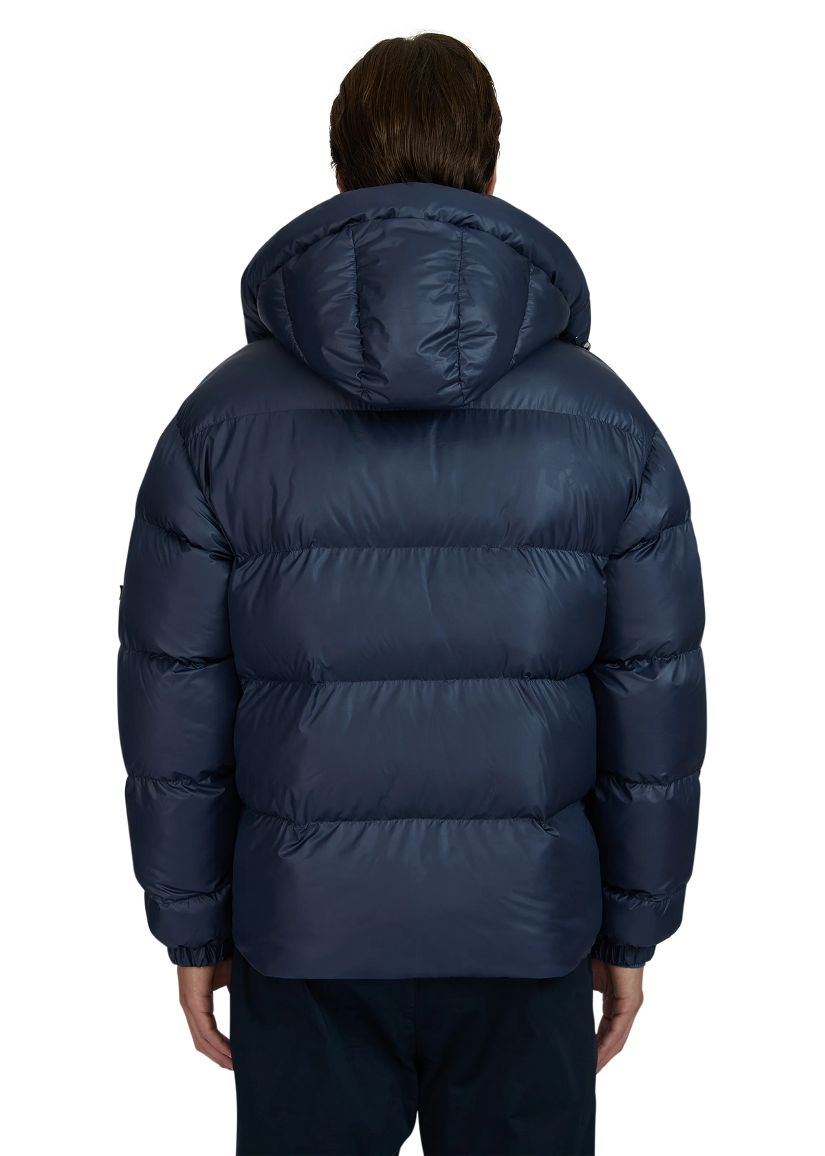 Men's Sandbanks Horizon Puffer in Navy — view 4