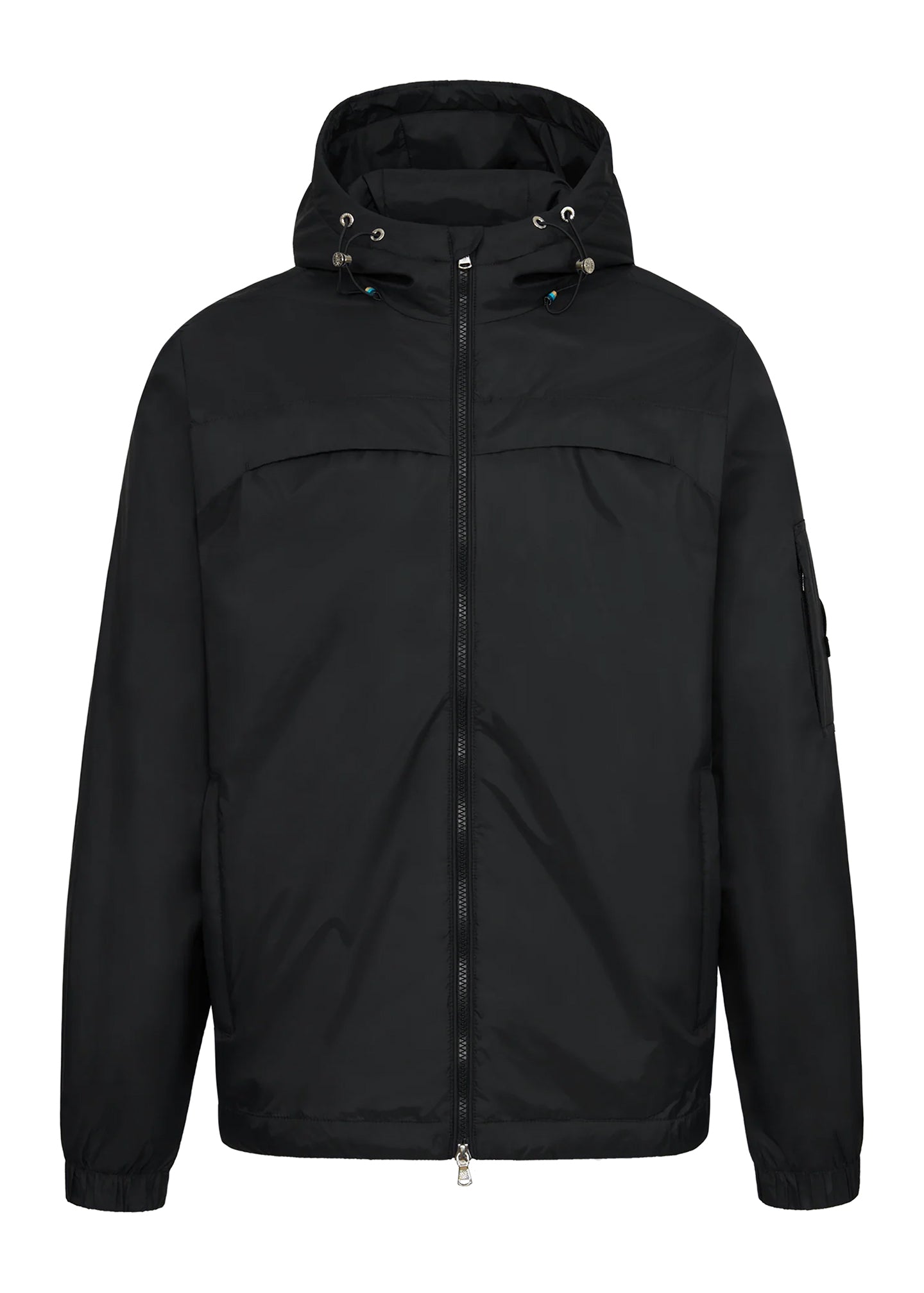 Men's Sandbanks Meridian Nylon Black Windbreaker