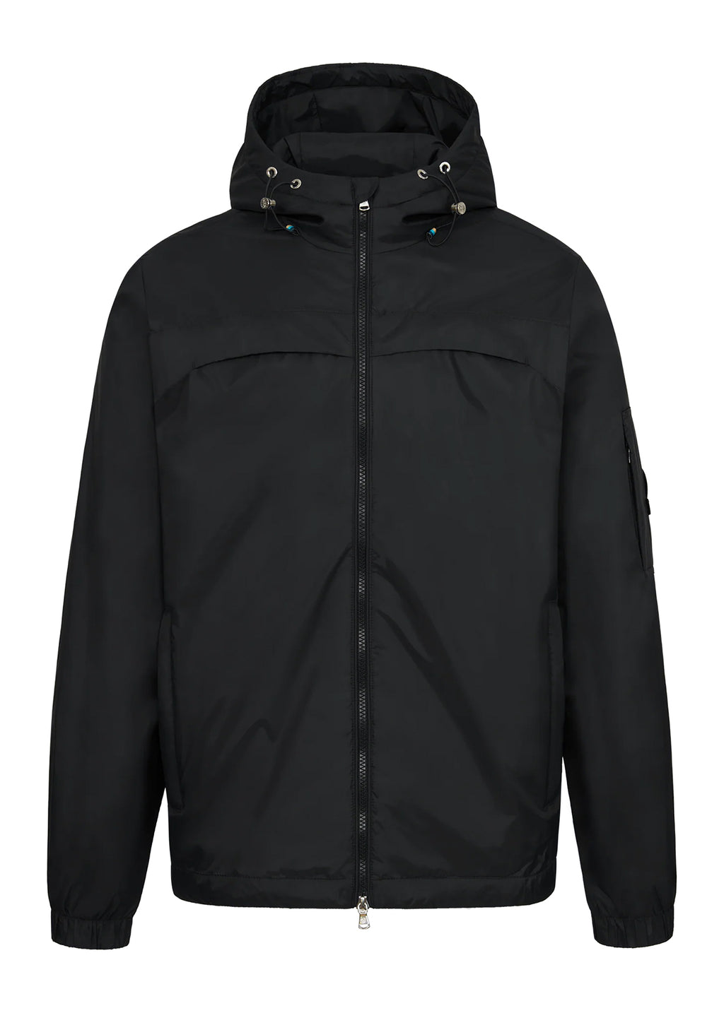 Men's Sandbanks Meridian Nylon Black Windbreaker - image 2