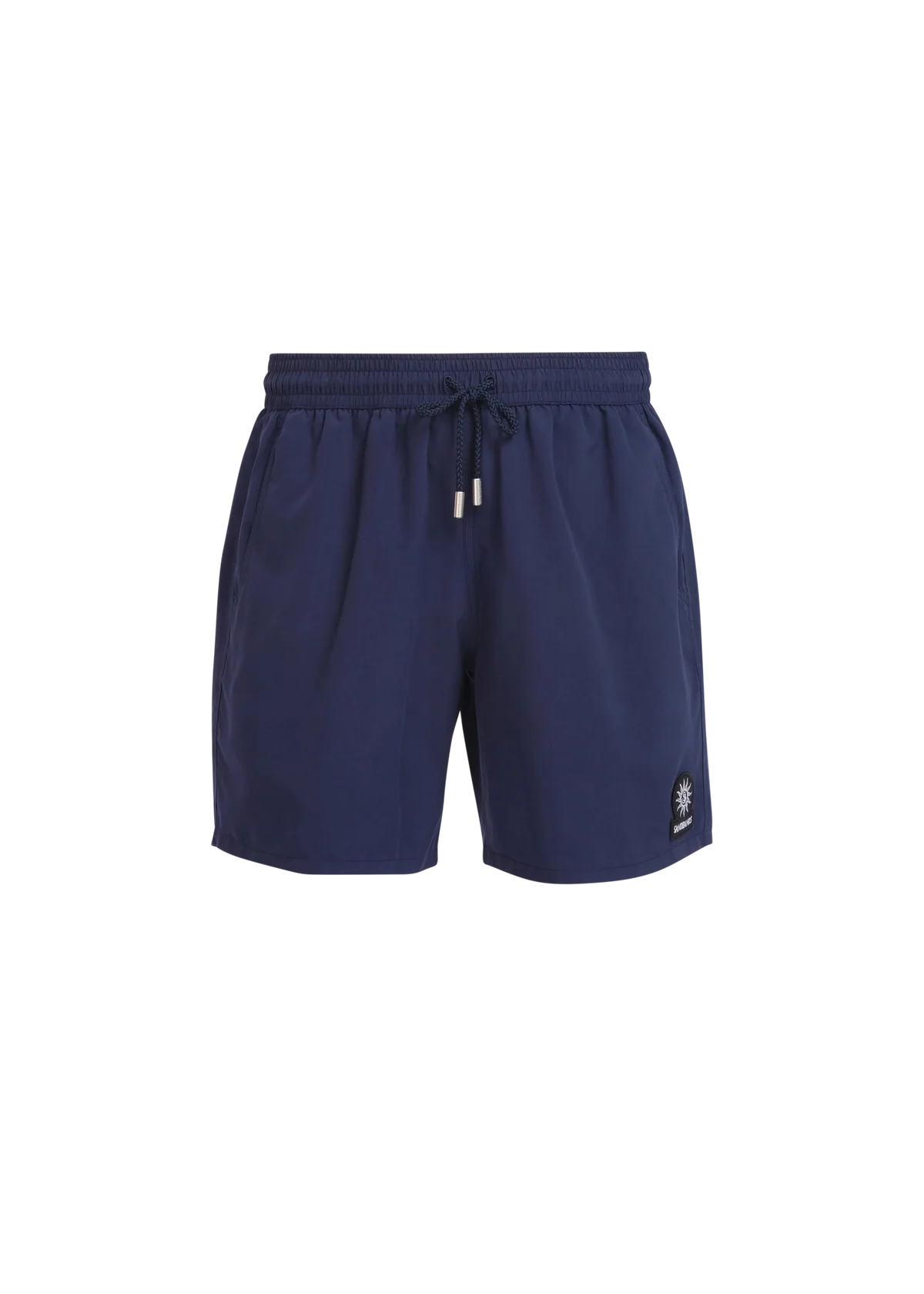 Men's Sandbanks Navy Badge Logo Recycled Swim Short — view 2