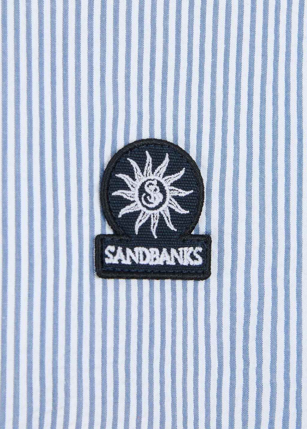 Men's Sandbanks Navy Seersucker Smart Shirt — view 4