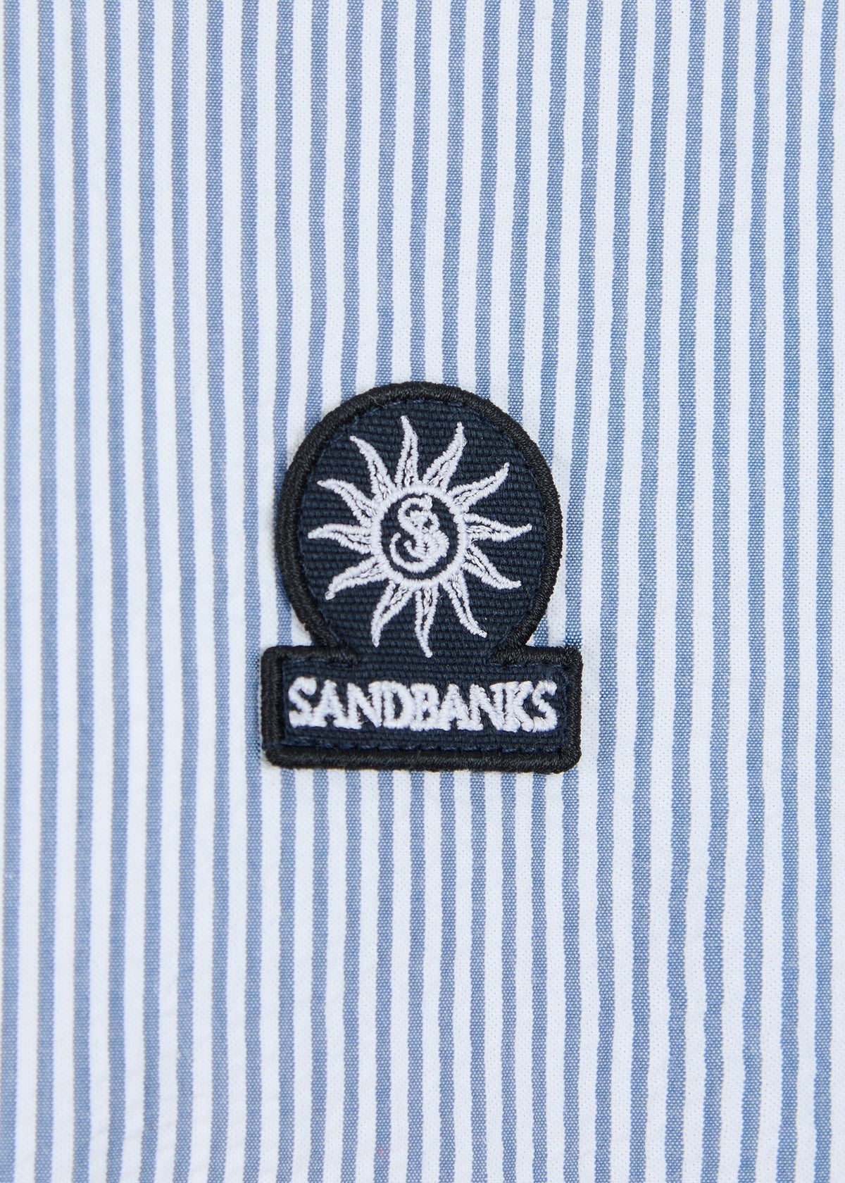 Men's Sandbanks Navy Seersucker Smart Shirt — view 4