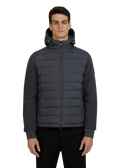 Men's Sandbanks Outlander Hybrid Puffer Jacket in Anthracite
