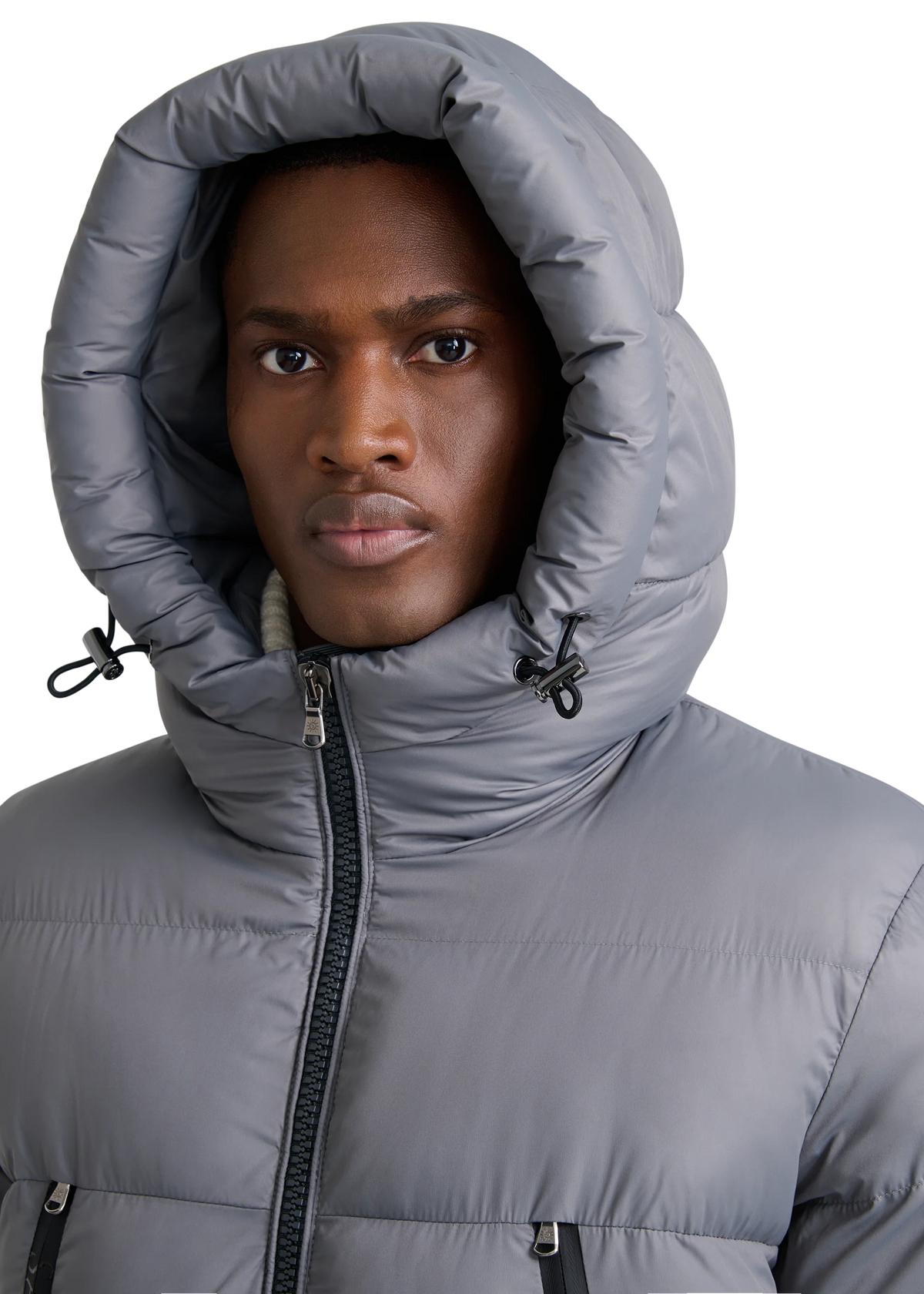 Men's Sandbanks Ravine Charcoal Mid Puffer Jacket
