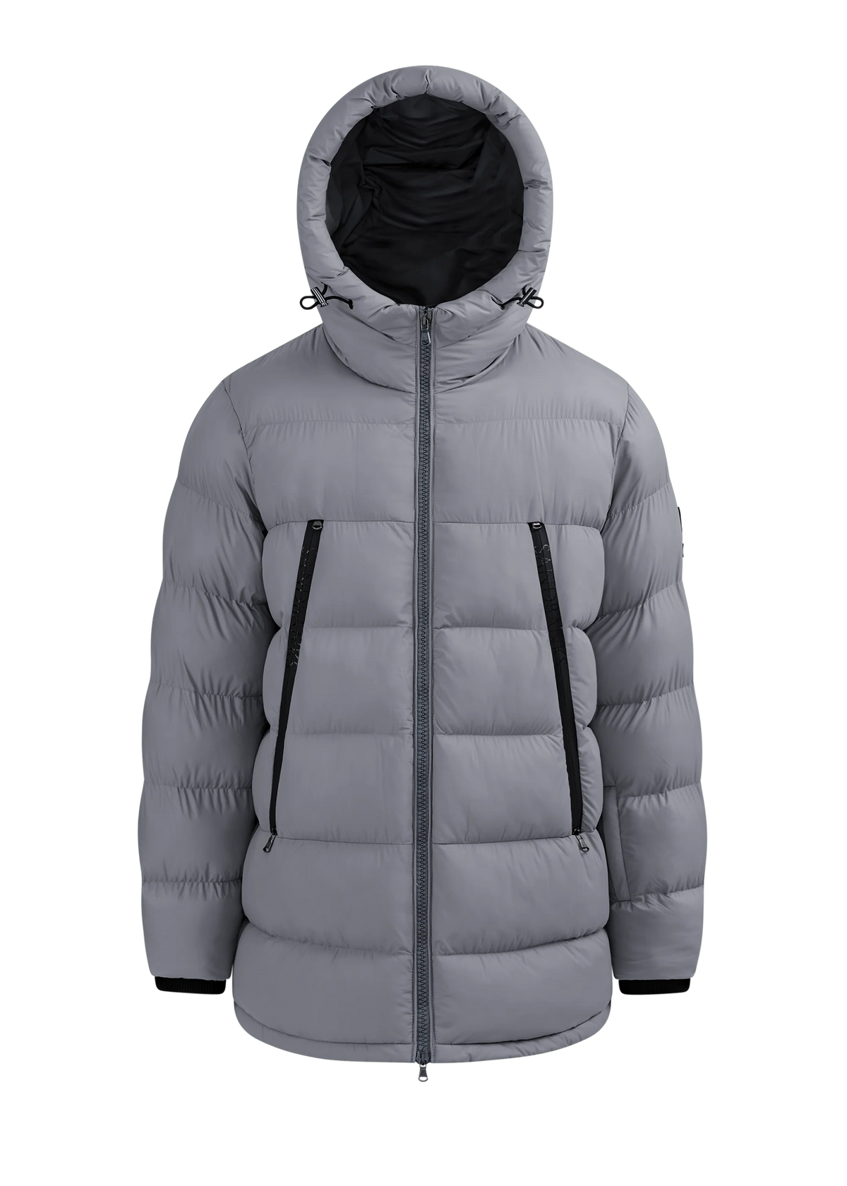 Men's Sandbanks Ravine Charcoal Mid Puffer Jacket