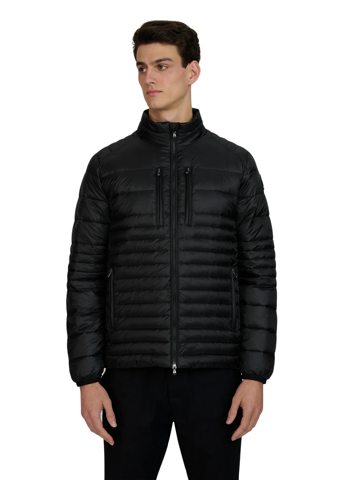 Men's Sandbanks Ripstop Micro Puffer Jacket in Black