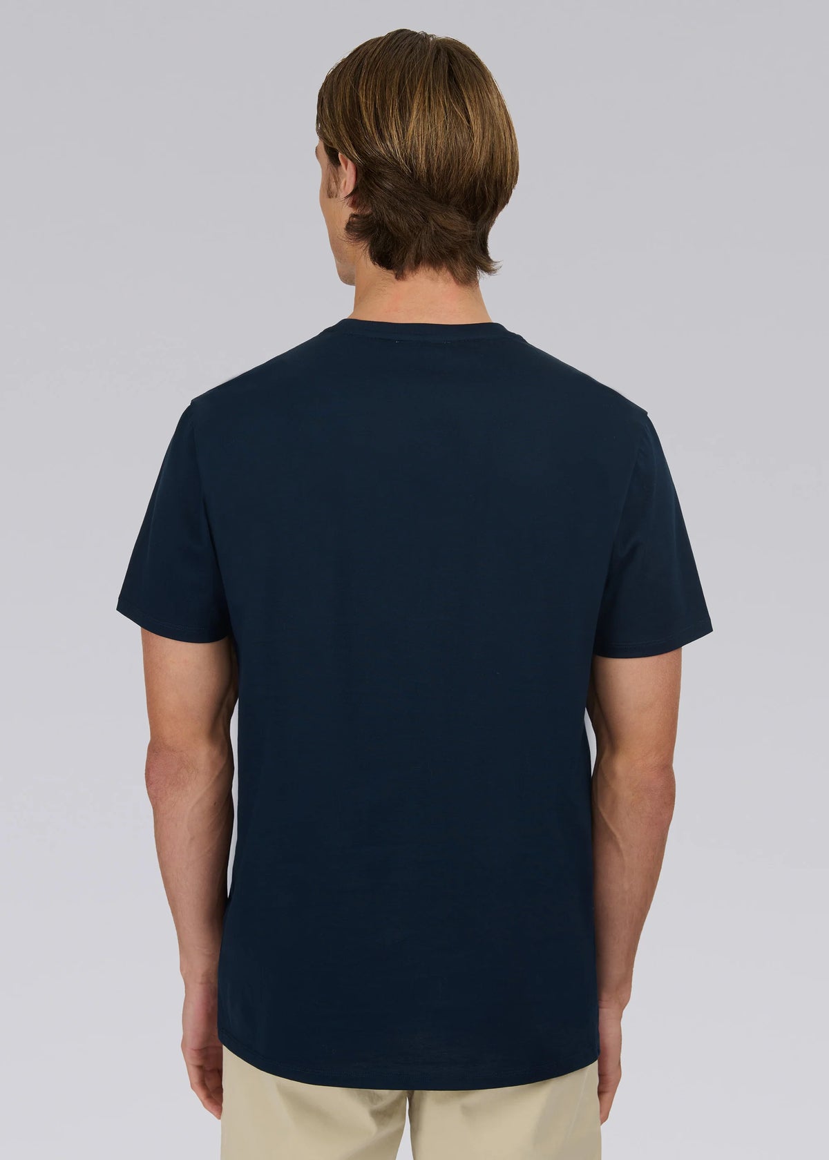 Men's Sandbanks Rubberised Badge Logo Navy T Shirt - image 4