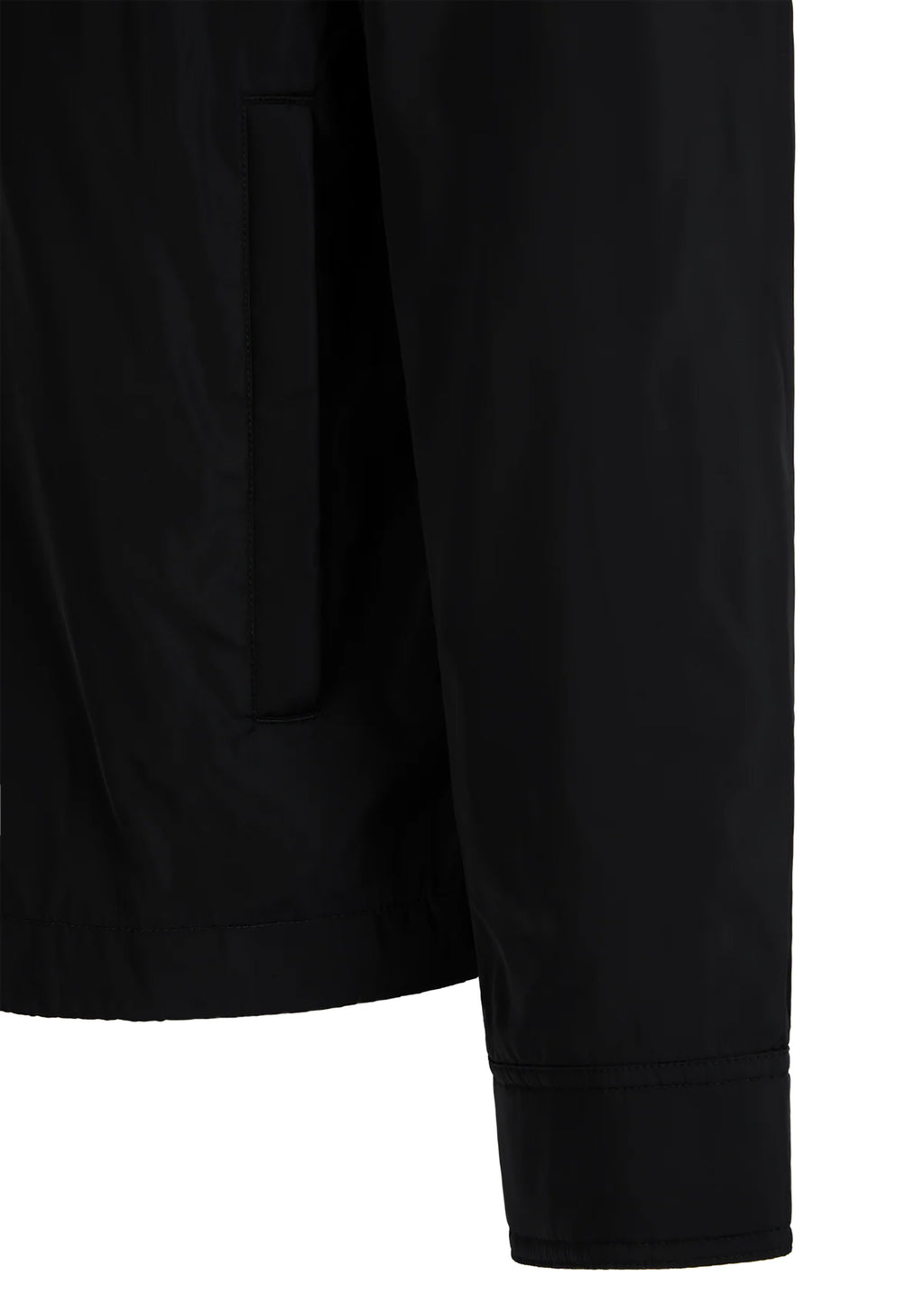 Men's Sandbanks Utility Nylon Black Overshirt - image 4