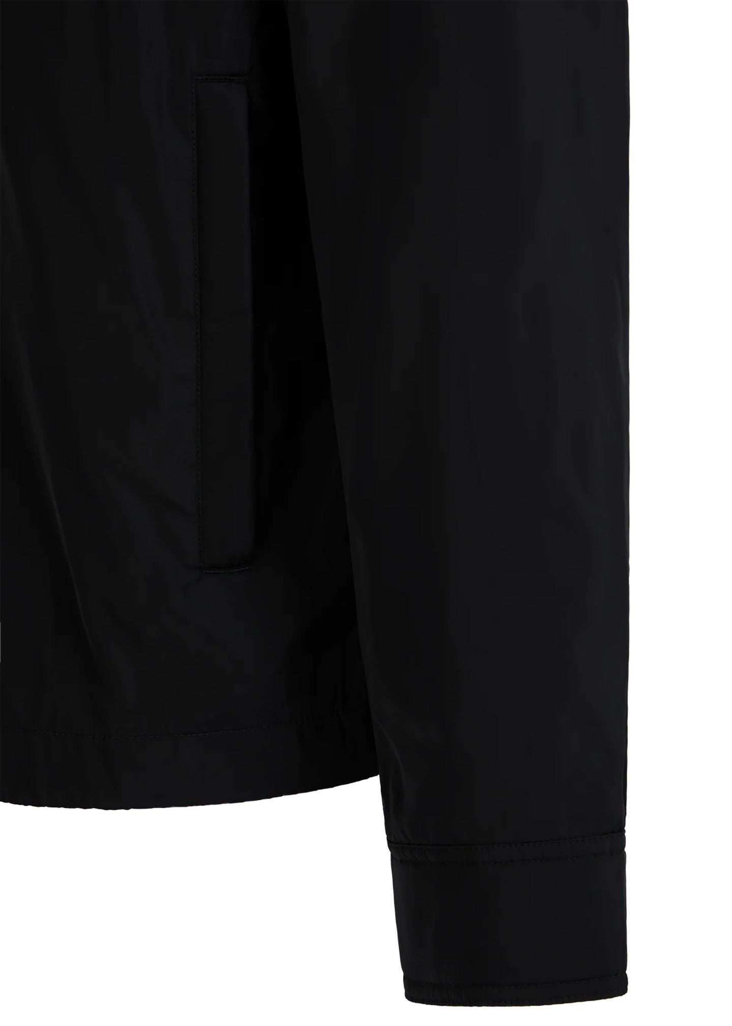 Men's Sandbanks Utility Nylon Black Overshirt - image 4