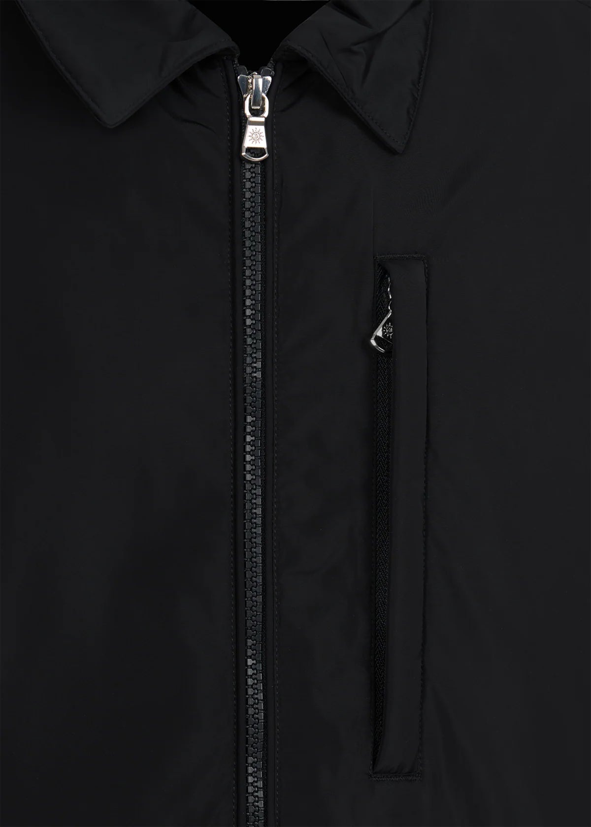 Men's Sandbanks Utility Nylon Black Overshirt - image 5