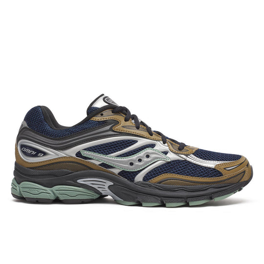 Men's Saucony Brown Navy Progrid Omni 9 Trainers