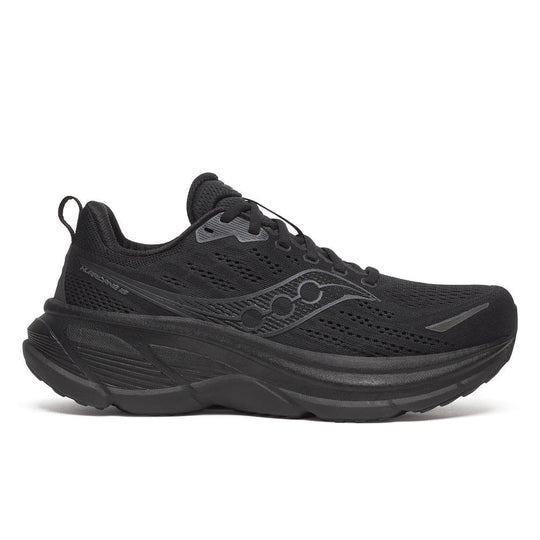 Men's Saucony Hurricane 25 Triple Black Trainers