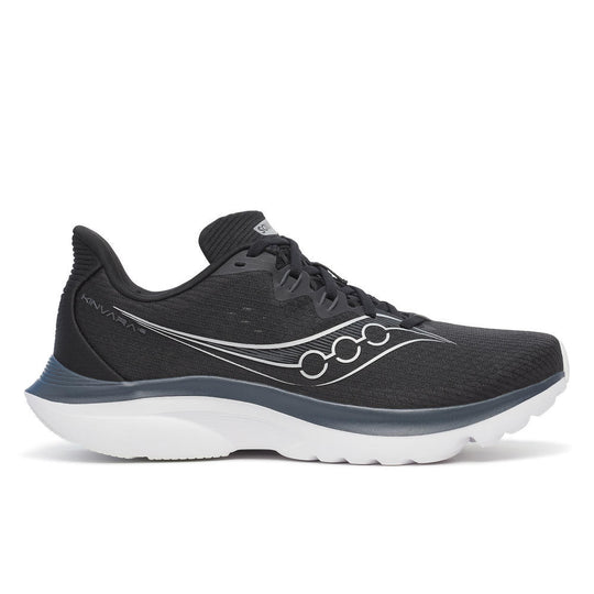 Men's Saucony Kinvara 16 Black White Trainers