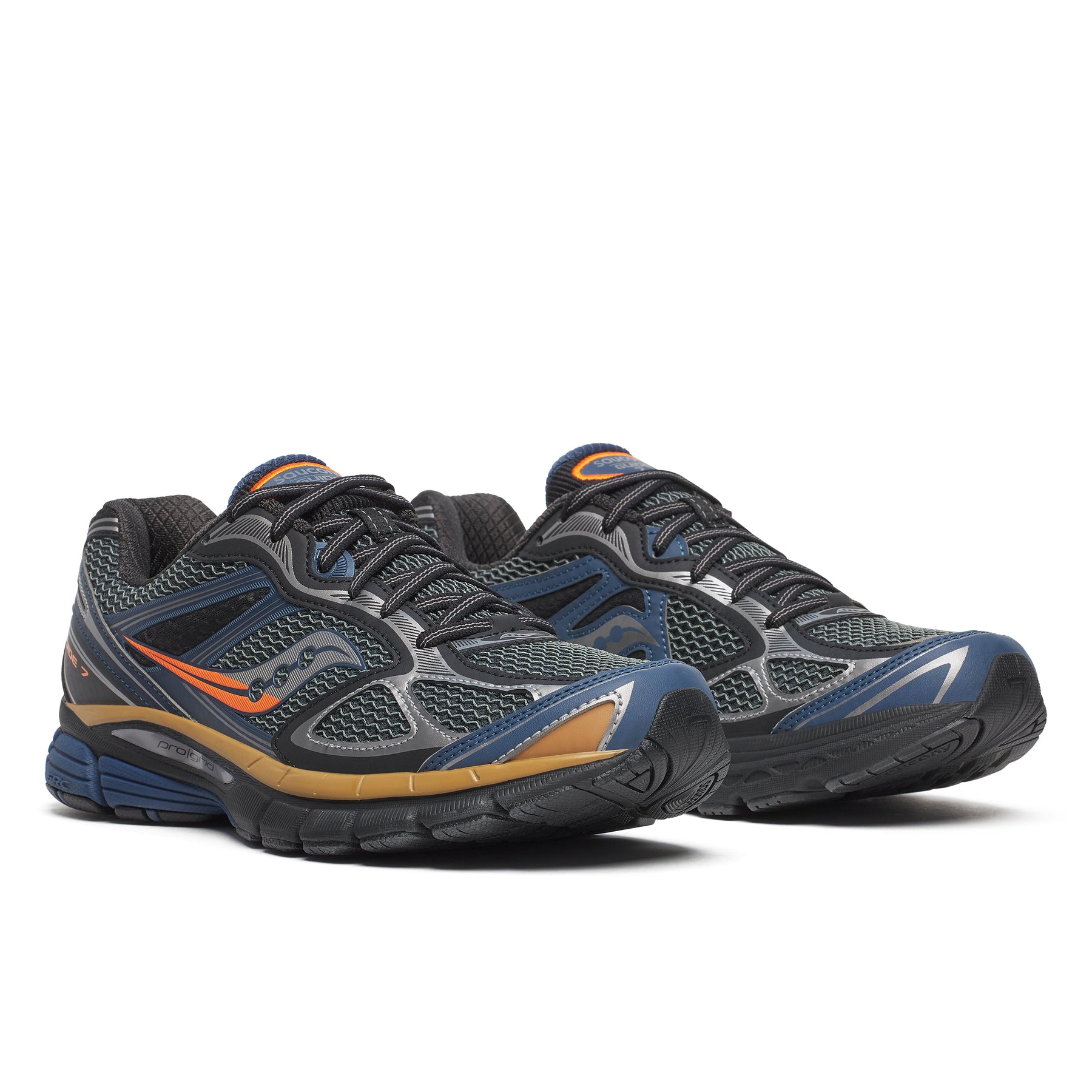 Guid 7 Men's Saucony Progrid Guide 7 Key Largo Black Trainers
