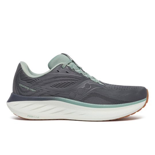 Men's Saucony Ride 18 Carbon Iceberg Trainers