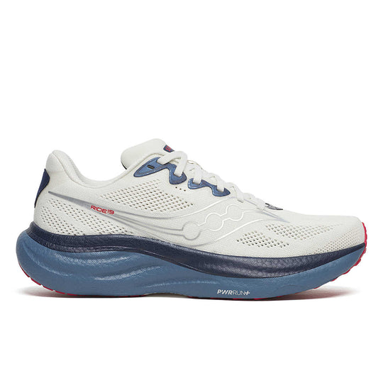 Men's Saucony Ride 19 Ivory Storm Trainers