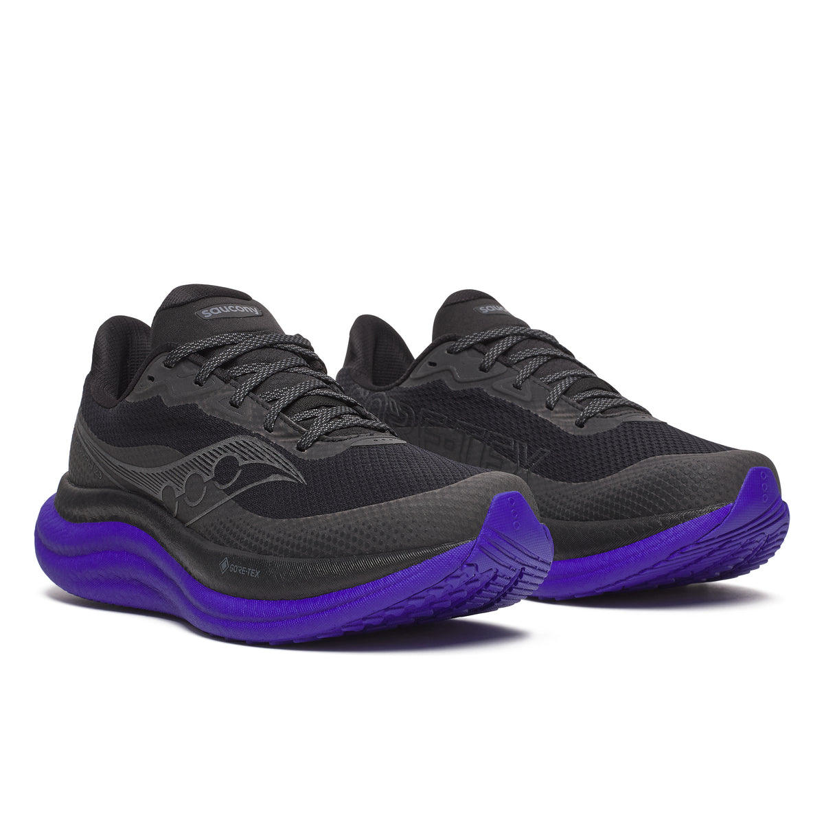 Men's Saucony Triumph 23 Gortex Black Regal Trainers — view 2