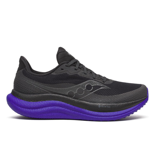 Men's Saucony Triumph 23 Gortex Black Regal Trainers