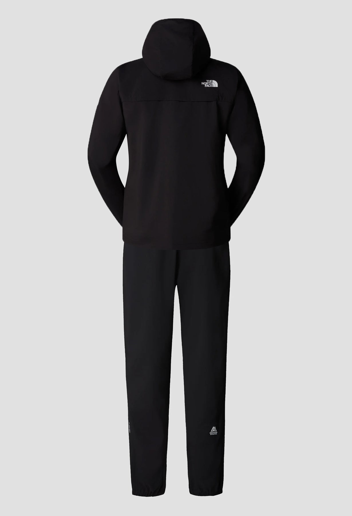 Men's The North Face Black Mountain Athletics Hooded Wind Jacket & Pant Tracksuit Set — view 2